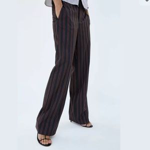 Zara Mirise Striped Masculine Pants 